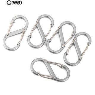 [COD] Greenhome 8 Shape Buckle Keychain Outdoor Camping Fast Hanging Hook