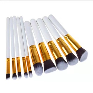 Kabuki 10 Pcs Professional Soft Make Up Brush Set (8)