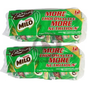 Milo 22g x 12s 2 packs