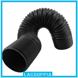 [LACOOPPIA] Car Air Filter 75mm Cold Air Intake Hose Ducting Feed Pipe Flexible Black
