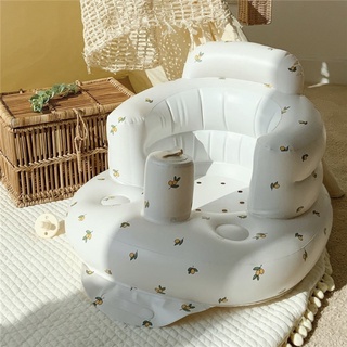 Multifunctional Baby PVC Inflatable Seat Inflatable Bathroom Sofa Learning Eating Dinner Chair Bath (2)