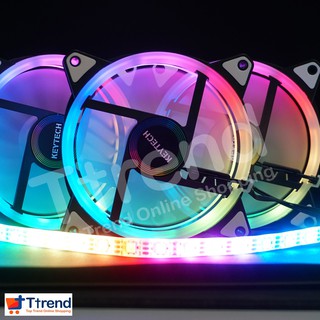 Topower / Keytech Storm X3 3-Fans ARGB 120mm + 1 LED Strip RGB Package for Desktop Casing | TGEARS (5)