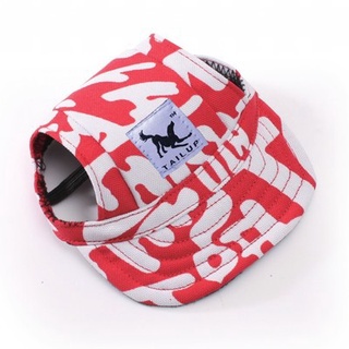 ◈Dog Hat With Ear Holes Summer Canvas Baseball Cap For Small Pet Dog Outdoor Accessories Hiking Pet (7)