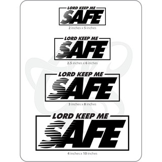Safe Travel Prayer-Lord Keep Me Safe_Decal Sticker
