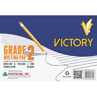 VIctory Grade 2 writing pad paper 80 leaves