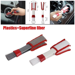 Car Air-Conditioning Air Outlet Cleaning Brush Dual-Head Multi-Function Interior Instrument Panel Dust Removal Tool for Car