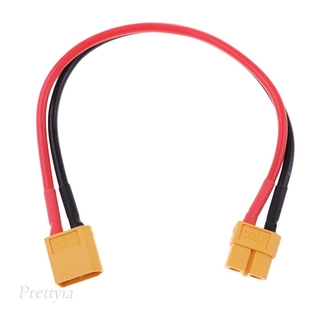 [PRETTYIA] XT60 / XT-60 Connector Extension Wire 200mm/8" 14awg Cable for RC Helicopter