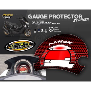 Gauge Protector Nmax 155 Red v3