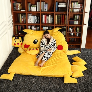 Cartoon mattress Pikachu lazy sofa bed Suitable for children tatami mats Lovely creative small bedro (1)