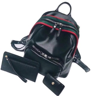 KandP Pochette Faux Leather Bag Set (3 in 1)