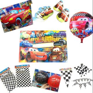 Cars Racing Character Theme for Birthday Party Decoration