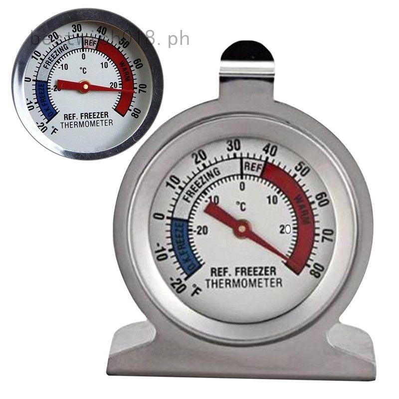 Stainless Steel Temp Refrigerator Freezer Dial Type Stainless Thermometer UK