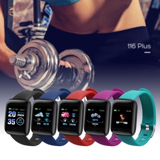 116 Plus 1.44" Smart Watch Heart Rate Blood Pressure Waterproof Smart Bracelet