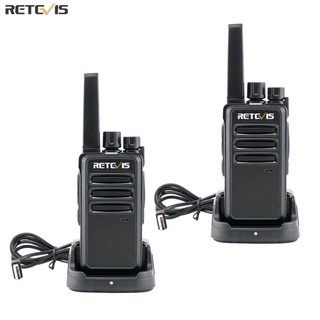 Retevis Walkie Talkie 2 pcs RT668 PMR 446 FRS Walkie-Talkies Two Way Radio Portable Communication Eq