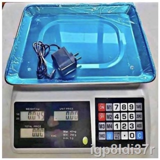 ∋™♀Commercial Electronic LCD Digital Price Computing Weighing Scale for Food Fruits Meat