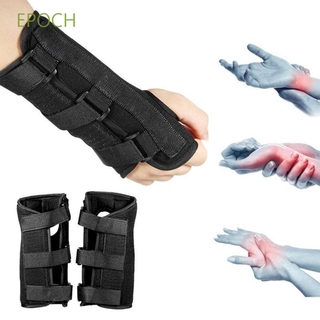 EPOCH Practical Wrist Protector Right/Left Bracer Wrist Support 1pc Sprains Black Unisex Hand Guards Splint Bandage