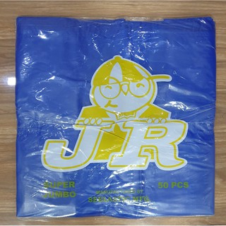 Super Jumbo Blue Plastic Sando Bag JR Brand approx. 50pcs per pack