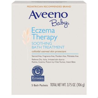 Aveeno Baby Eczema Therapy Soothing Bath Treatment 5 ct 04/2023