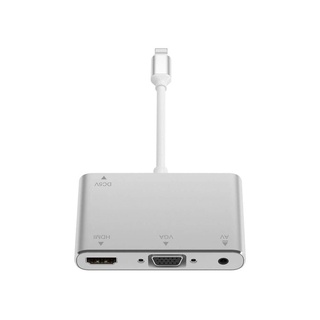 tv appliances✧❒﹊Lightning to HDMI VGA 1080P Video Audio HDTV Cable TV Projector for Apple i