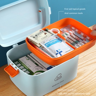 Large-capacity home-sized medical kit, small first-aid kit, full set of medicine storage box
