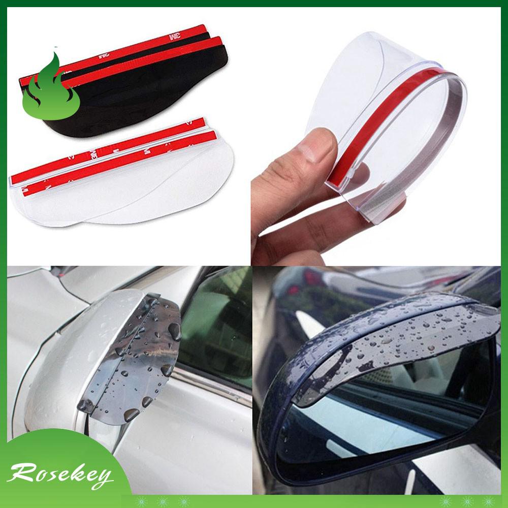 【Fast delivery】2pcs/ Car Rearview Mirror Rain Water Eyebrow Cover Side Shield rain cover CB040