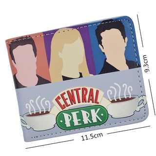 [creativity]Friends TV Show Wallet Central Perk Coffee Time Wallets With Coin Pocket PU Leather Purs (3)