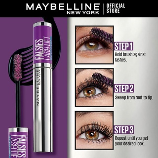 Maybelline Falsies Lash Lift Mascara (9.2 mL) - Black [Waterproof, Lenghtening, Lifted Lashes] (8)