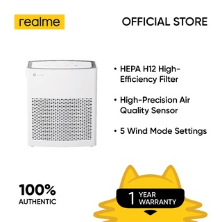 realme TechLife Air Purifier|1 to 1 Exchange within Warranty Period|HEPA H12 High-Efficiency Filter