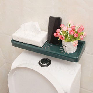 Nordic punch-free waterproof toilet towel racks bathroom storage shelf wall corner rack shampoo soap drain holder