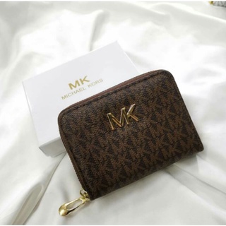 MK 1zipper wallet small compartment with box