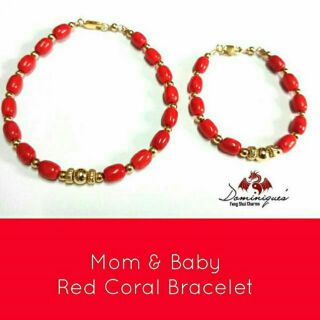 DFC Mom & baby Red Coral Bracelet
