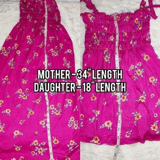 ☌﹍Smocked Dress Mother (S-L) & Daughter (2-4yrs old)