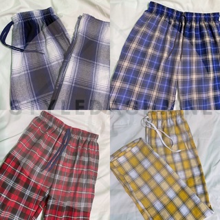 UNISEX • High Quality Plaid Pants with 2 Side Pockets (1)