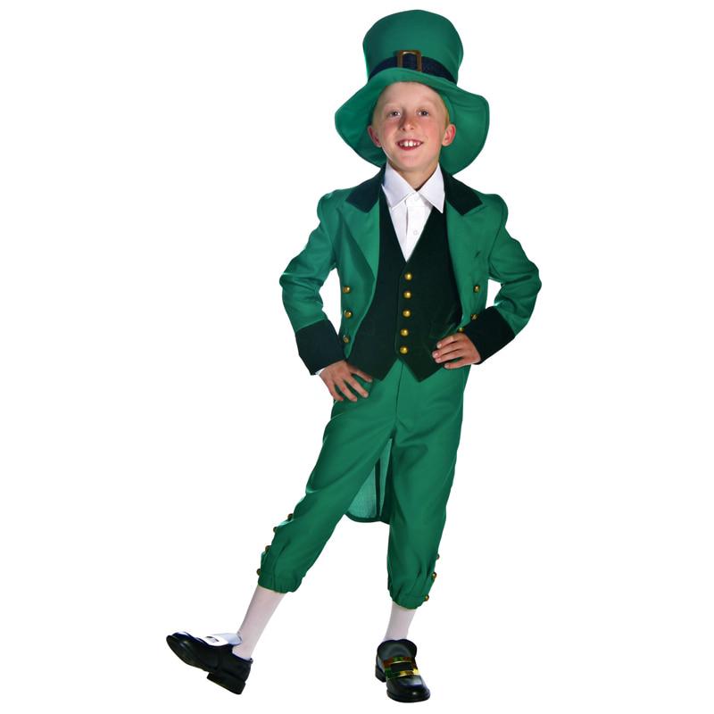 Kids Lucky Charms Leprechaun Irish Child Boy's Fancy Costume