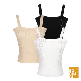 SEXY KNITTED SPAGHETTI CROP TOP (SM485) (1)