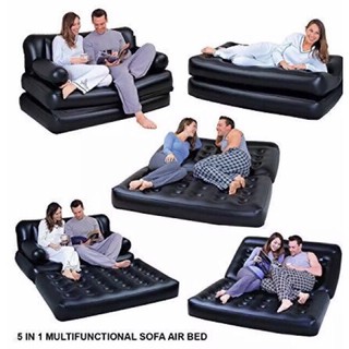 FREE Manual air pump and 5 in 1 inflatable sofa air bed bestway