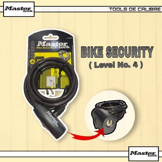 MASTER LOCK Bike Security Lock Level 4 1.80m Multi Purpose Motorcycle Road Mountain Bike BMX MTB