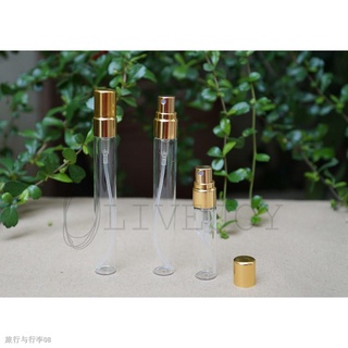 ☍▼♨5pcs 5ml and 10ml Clear Glass Spray Bottle