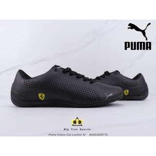 ▦♠ Puma Future Cat Leather Sf Ferrari Co-branded Puma Low-Top Casual Shoes Cowhide Racing Shoes 006