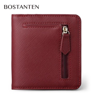 Wallets♠BOSTANTEN Bifold Wallet Women Card Holder PU Leather Wallet Short Wallet Purse