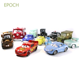 EPOCH Christmas Gift Pixar Cars Car Model Jackson McQueen Storm Children's Toy Metal Alloy Kid Toys Ramirez 1:55 Mater