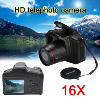 Digital HD SLR Camera 2.4 Inch TFT LCD Screen 1080P 16X Anti-shake Zoom M0O8