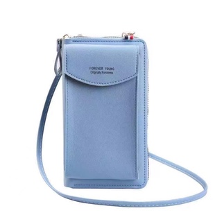 Ladies key wallet▤△Korean Leather Phone Wallet Ladies Wallet Sling Bags For Women