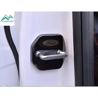 【HP】Car Door Lock Cover Stainless Steel Car-Styling For FORD (3)