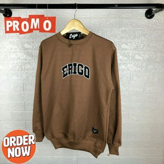 Erigo Crewneck Sweater Unisex Erigo Premium Sweater Hoodie Oblong Sweater Oblong Sweatshirt