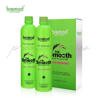 Bremod Hair Straightening Rebonding Set 1000ml Milk Classic/Original Smooth Straight Hair (A and B)