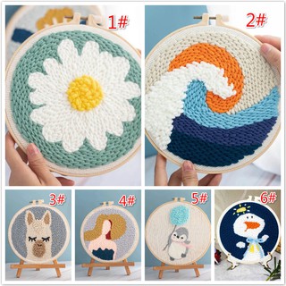 DIY handmade embroidery wool embroidery material package (1)