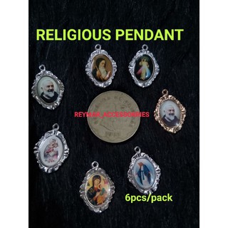 RELIGIOUS PENDANT 6PCS
