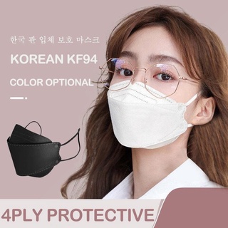 KF94 Korean10Pcs Face Mask Non-woven Protection Filter 3D Anti Viral Mask Korea Style