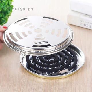 diruiya Mosquito Coils Holder Incense Plate Fly Bug Repellant Camping Outdoor Home Use